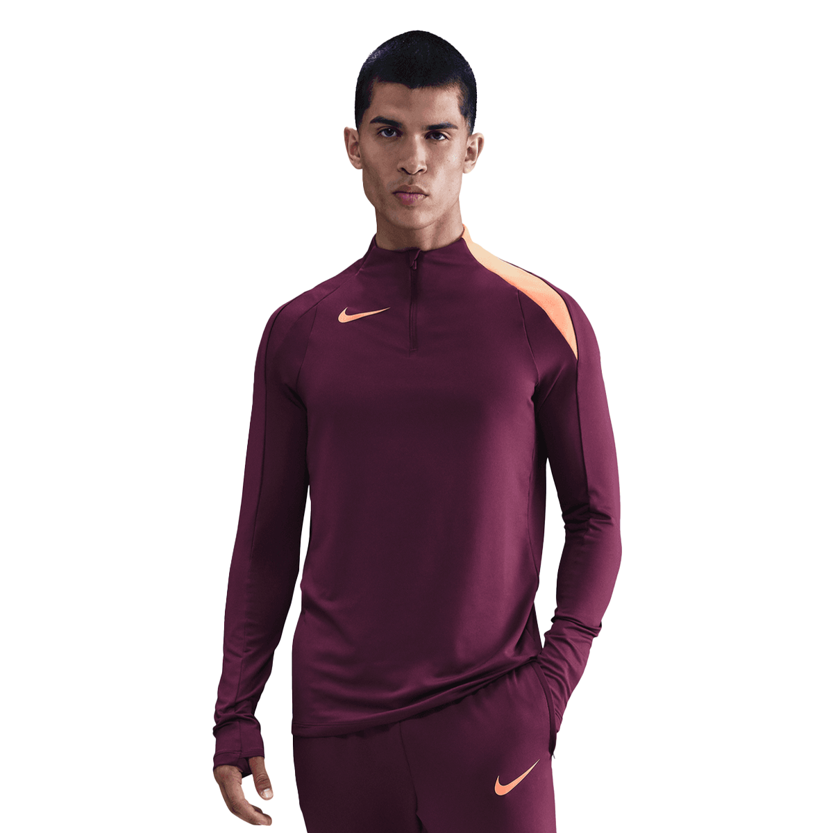 Mikina Nike Dri-FIT Strike Drill Top Vínová | HV6402-610, 0