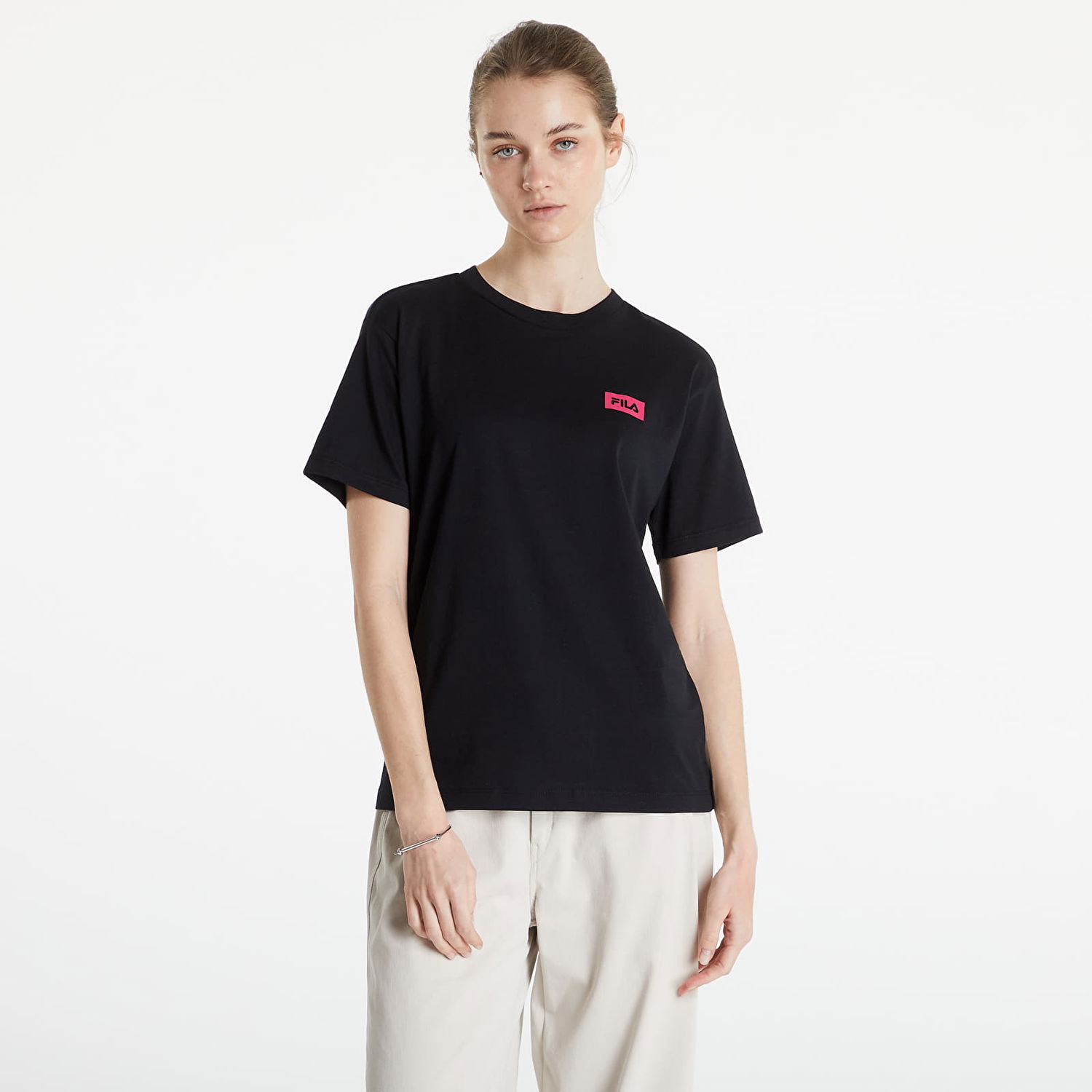 Tričko FILA Biga Tee Čierna | FAW0142-wht, 0
