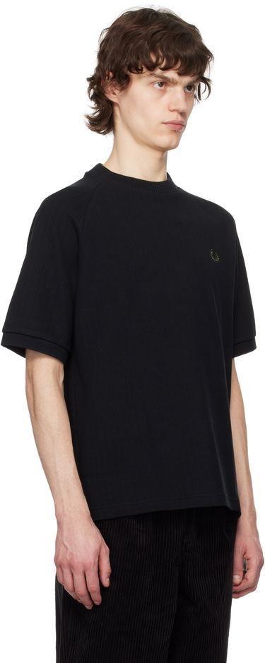Tričko Fred Perry Fred Perry Ribbed Raglan Sleeve T-Shirt Béžová | M8680, 4