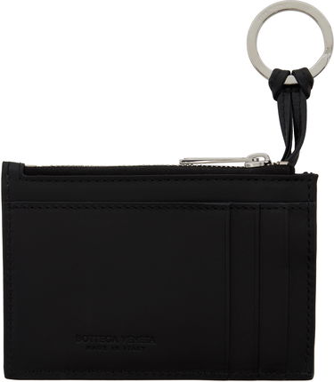 Kľúčenka Bottega Veneta Bottega Veneta Intrecciato Key Card Holder Čierna | 749439VCPQ38803, 1