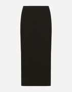 Straight-Cut Midi Skirt