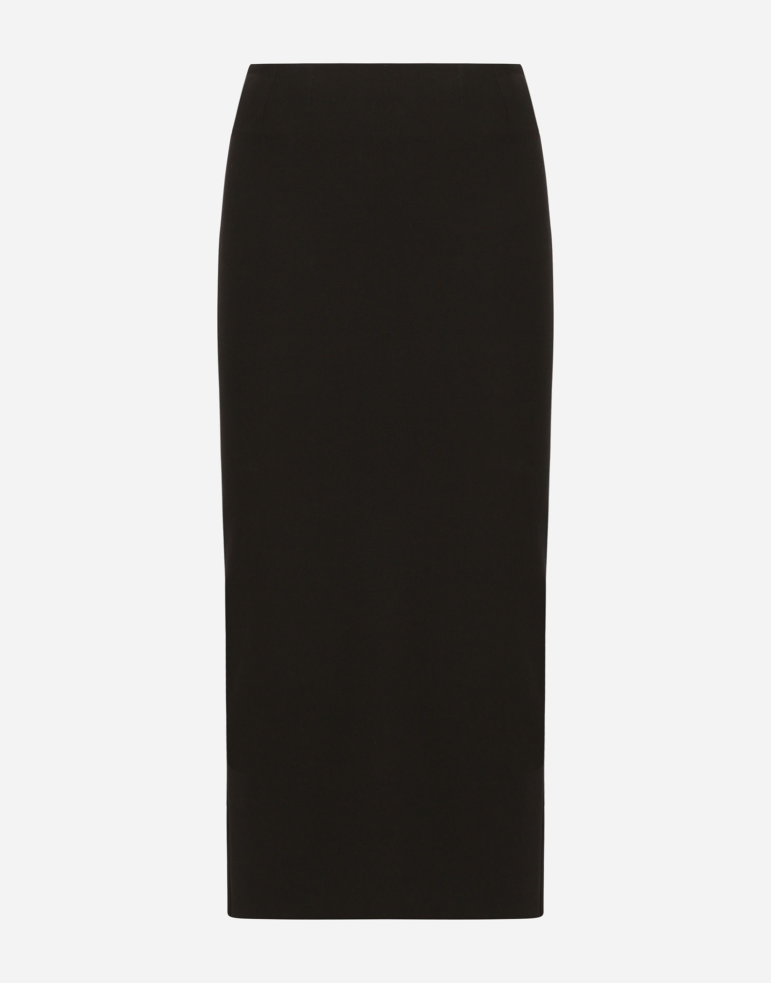 Sukňa Dolce & Gabbana Straight-Cut Midi Skirt Čierna | F4CQBTFUGKFN0000, 0