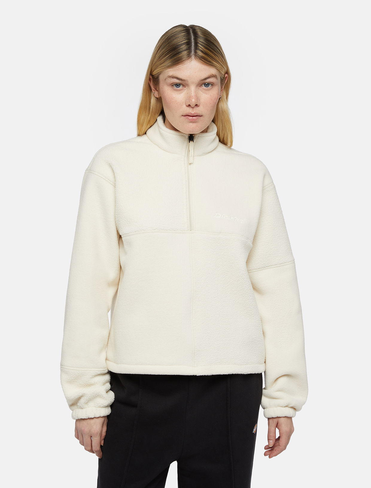 Mikina Dickies Pinesdale 1/4 Zip Fleece Béžová | 0A864J, 0