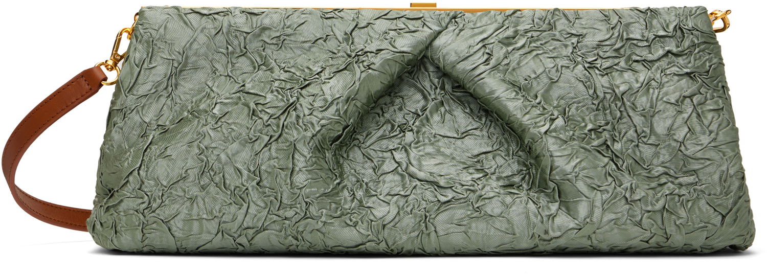Kabelka Dries Van Noten Dries Van Noten Crushed Clutch Zelené | 251-011518-1428, 0