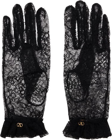 Rukavice Valentino VLogo Signature Lace Gloves Čierna | 7W2GD00FYCC, 0