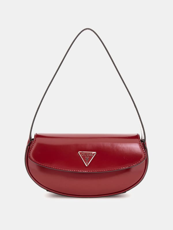 Red Patent Leather Shoulder Bag