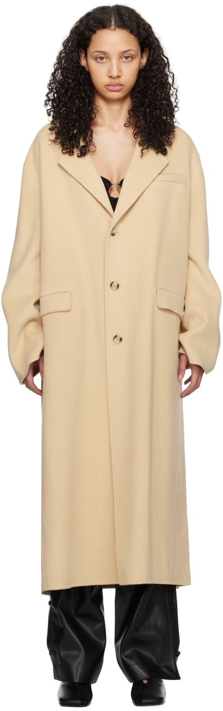 Kabáty Nanushka Veda Coat Béžová | NW24RSOW01371, 0