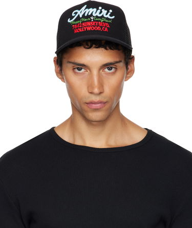 Šiltovka AMIRI AMIRI Neon Lights Trucker Cap Čierna | AMHATR1038, 0