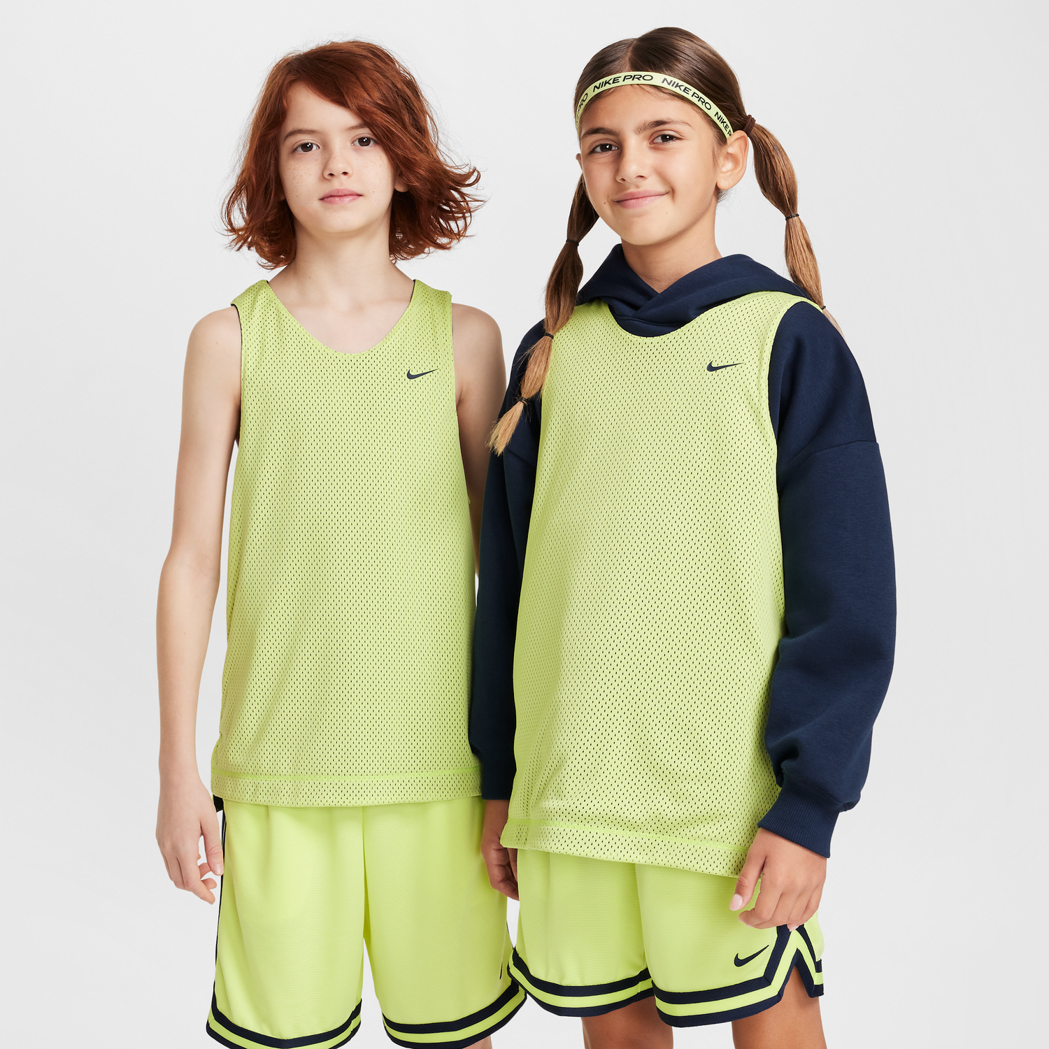 Tielko Nike Kids' Reversible Basketball Jersey Dri-FIT Zelené | FZ5242-736, 0