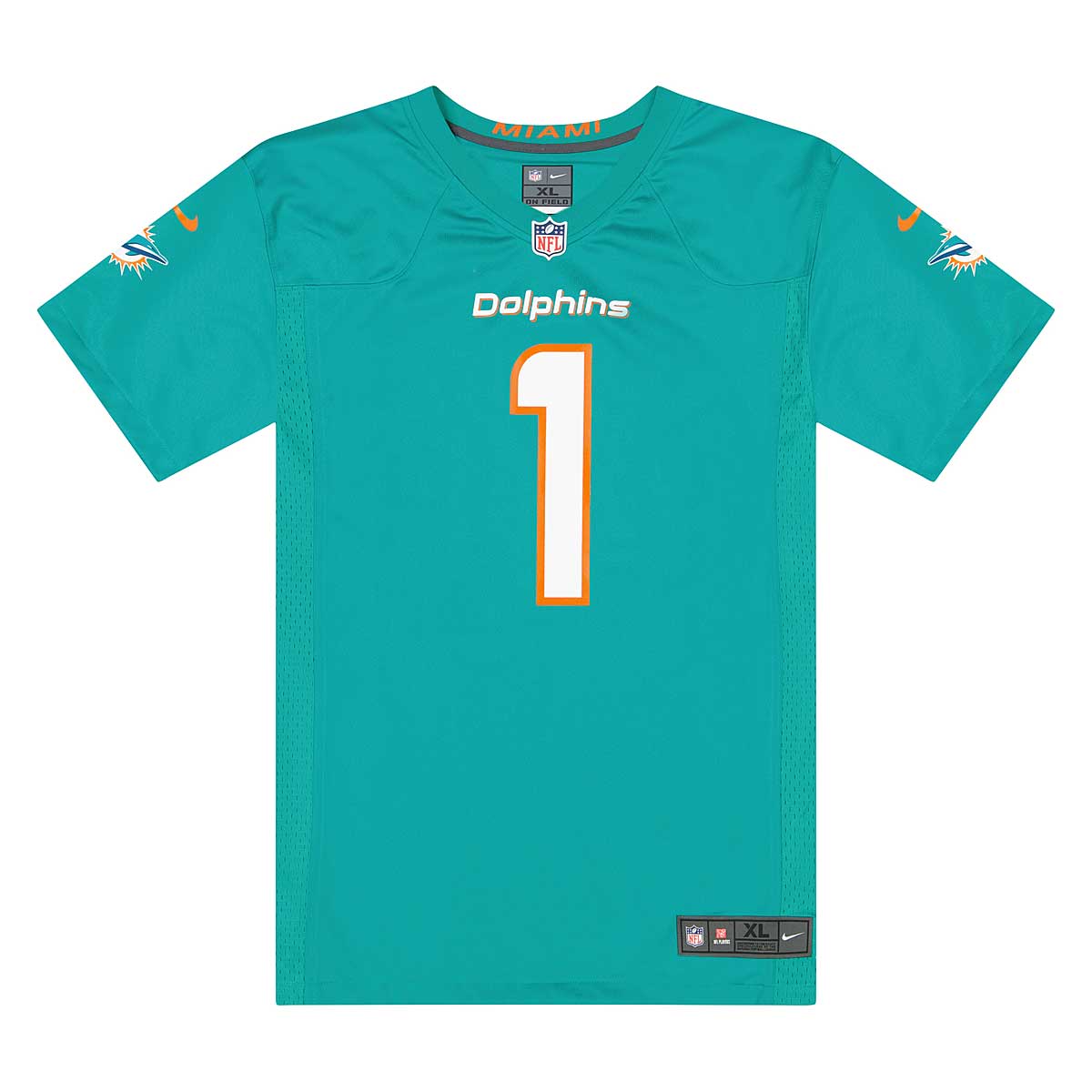 Dres Nike NFL Miami Dolphins Home Game Jersey Tua Tagovailoa 1 Tyrkysová | 67NM-MDGH-9PF-2NL, 1