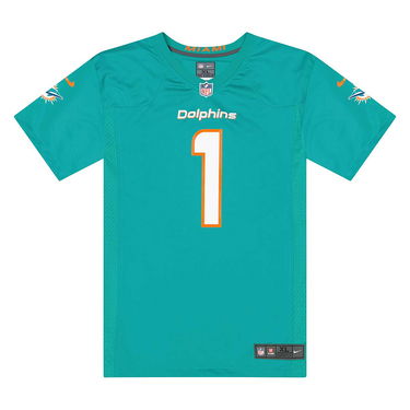 Dres Nike NFL Miami Dolphins Home Game Jersey Tua Tagovailoa 1 Tyrkysová | 67NM-MDGH-9PF-2NL, 1