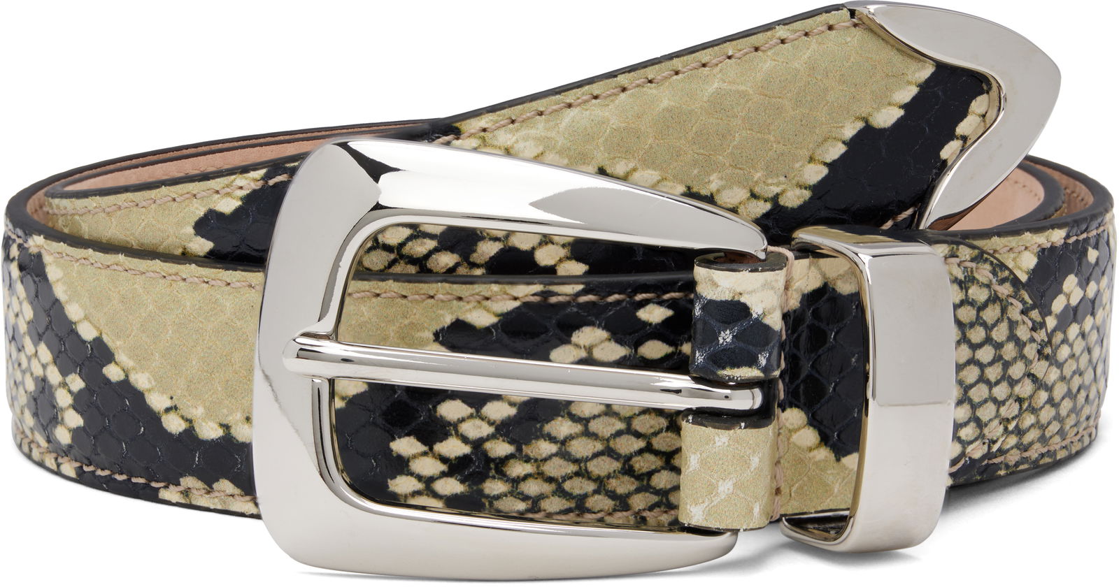 Khaite Benny Snakeskin Belt