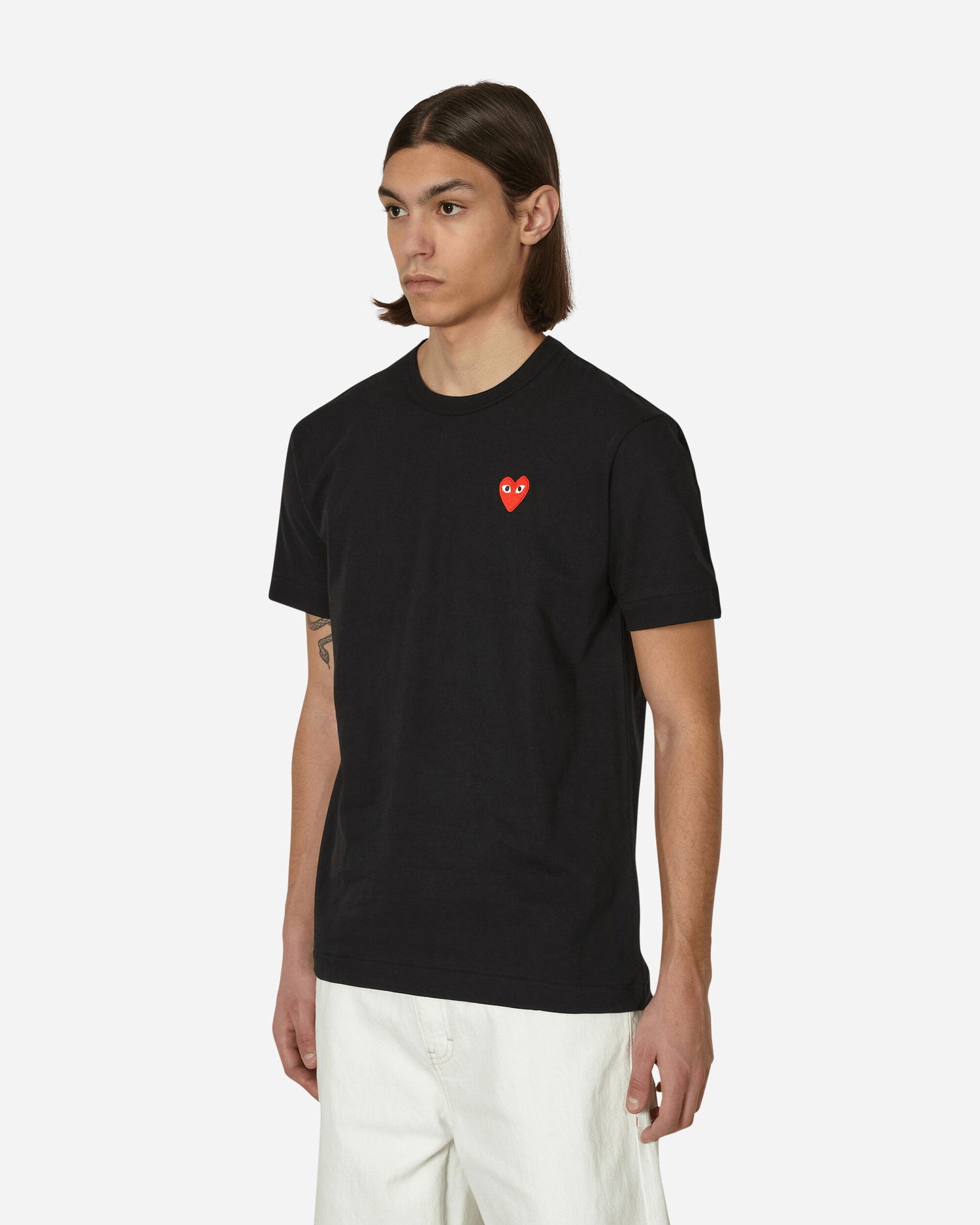 Tričko Comme des Garçons PLAY Mini Heart Logo Tee Čierna | P1T108 1, 1