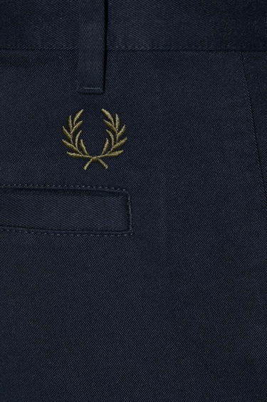 Nohavice Fred Perry Fred Perry Straight Leg Twill Trousers Navy | T6530.608, 4