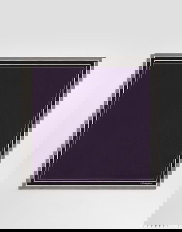 Šál Dolce & Gabbana Dolce & Gabbana Silk Jacquard Scarf 70x70 Fialová | GQ348EG0JSFS9001, 0