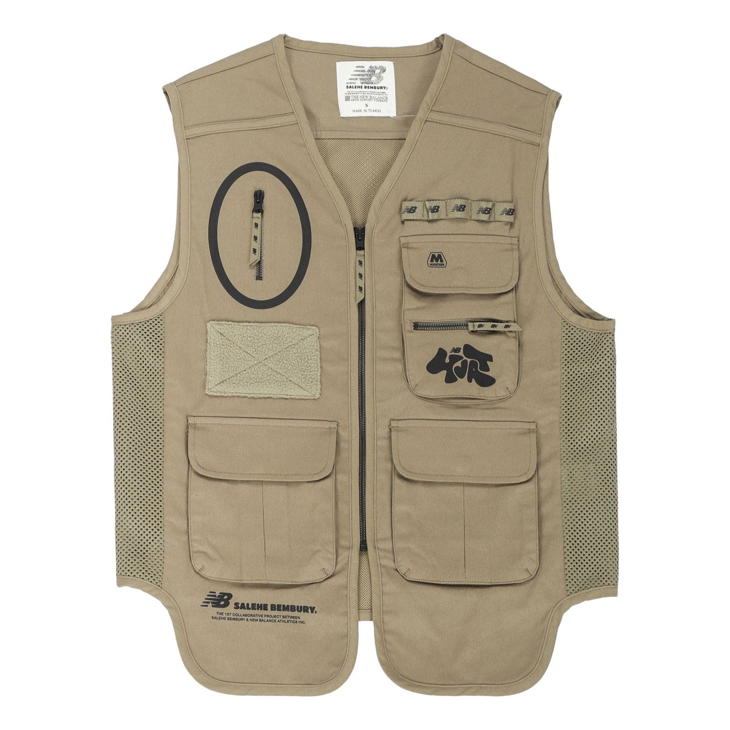 Vesta New Balance Salehe Bembury Yurt Utility Vest Béžová | MV11563-CGN, 0