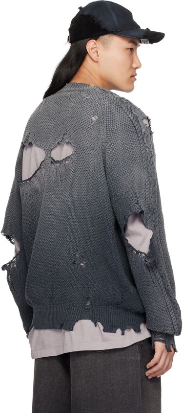 Sveter Maison MIHARA YASUHIRO Maison MIHARA YASUHIRO Sun Faded Knit Sweater Šedá | J13SW702, 2