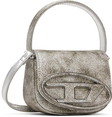 Kabelka Diesel Diesel 1DR XS Glitter Saddle Bag Metalická | X08709 P2197, 1