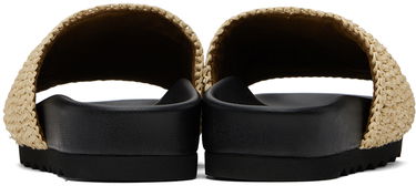 Tenisky a topánky Stella McCartney Elyse Raffia Logo Slides Čierna | 810387AFACL0, 1
