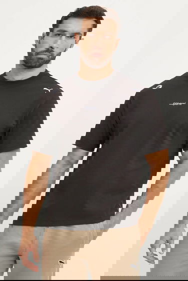 Tričko Coperni Coperni x Puma Cotton Crew Neck T-Shirt Čierna | 628305, 6