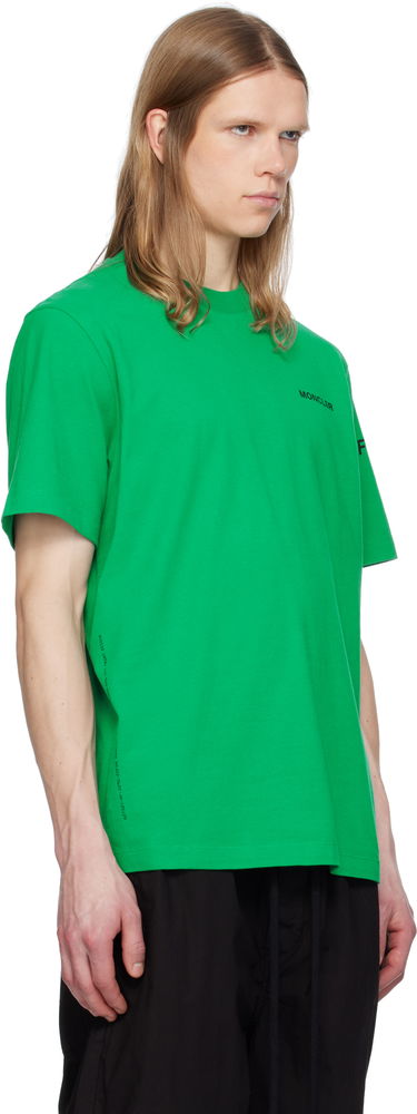 Tričko Moncler Moncler Genius x FRGMT Hiroshi Fujiwara Maxi Logo T-Shirt Zelené | K109U8C00002M3265, 1