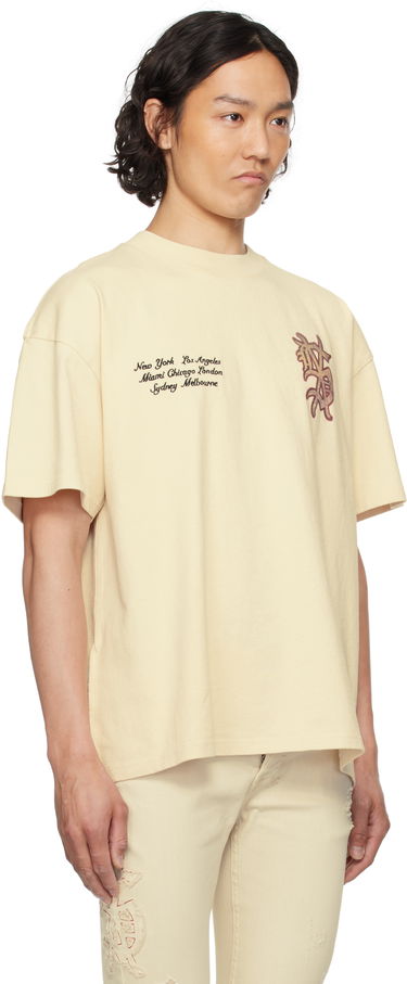 Tričko Ksubi Ksubi Playoff Ekcess Short Sleeve T-Shirt Béžová | MSP25TE037, 1