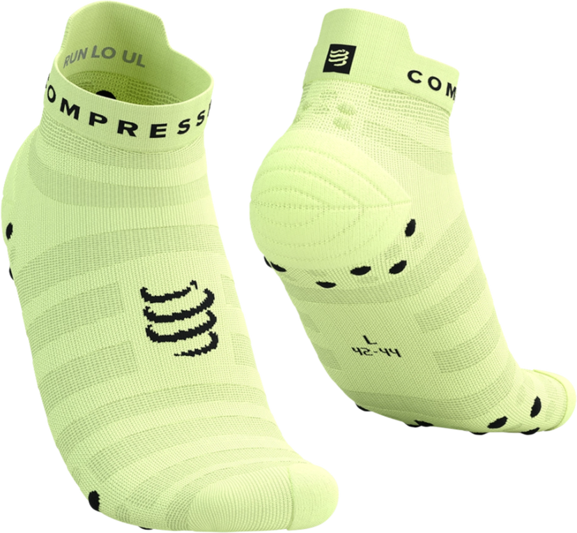 Ponožky Compressport Compressport Pro Racing v4.0 Ultralight Run Low Socks Zelené | xu00051b6043