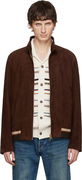 Paul Smith Funnel Neck Suede Jacket
