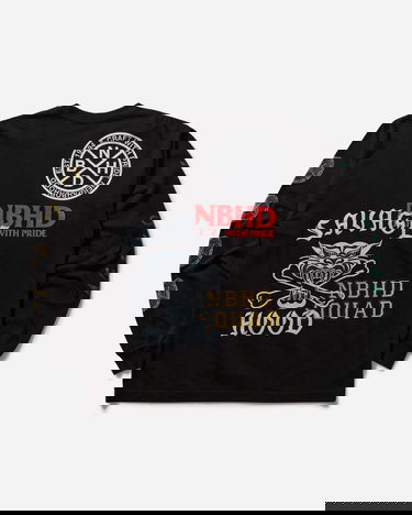 Tričko Neighborhood LS-17 Black Longsleeve T-Shirt Čierna | 242PCNH-LT17 BK, 2