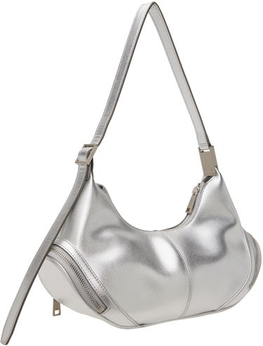 Taška cez rameno OSOI Metallic Leather Shoulder Bag Metalická | 24FWB03013011, 2
