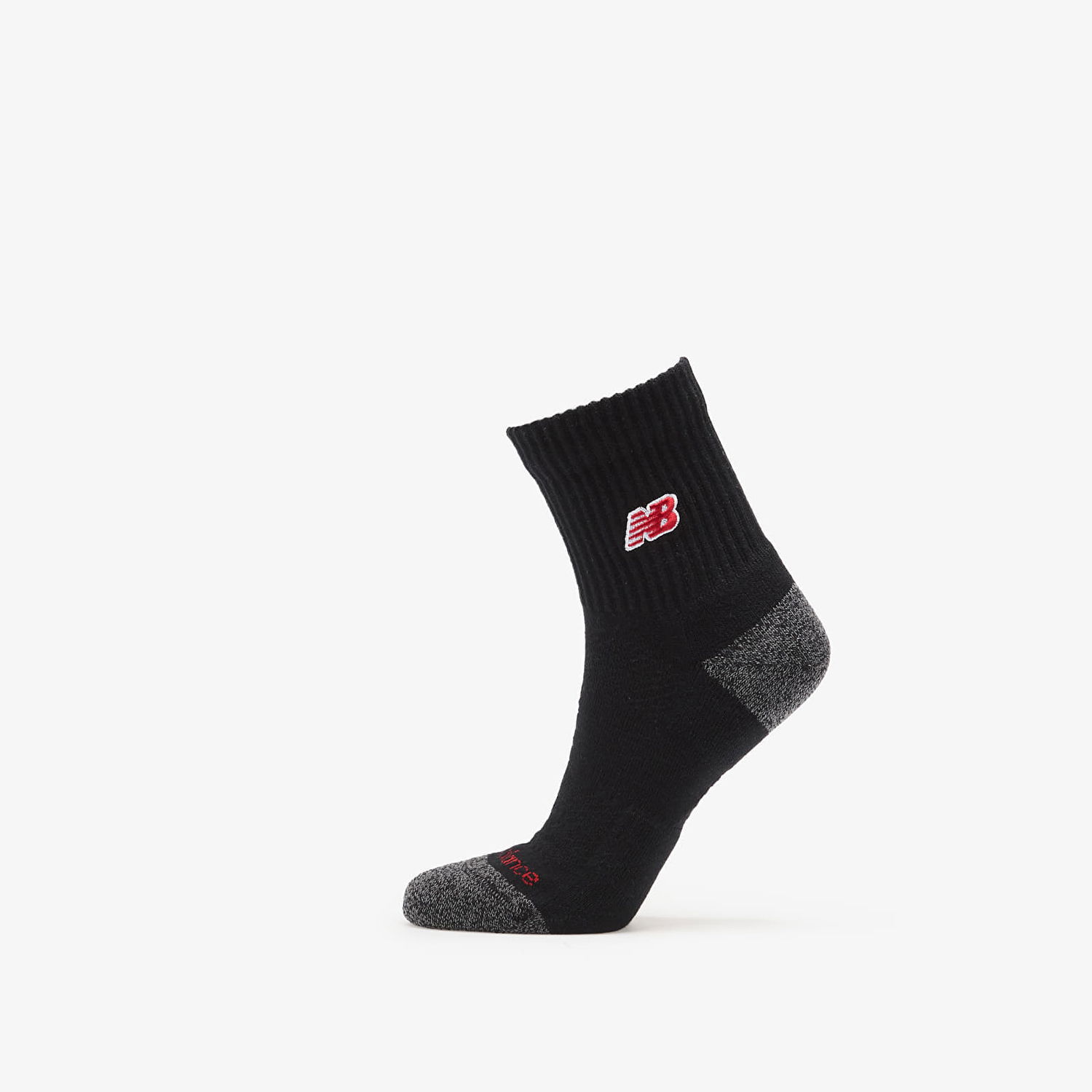 Ponožky New Balance Active Premium Crew Quarter Socks (2 Pairs) Čierna | LAS25304BK, 1