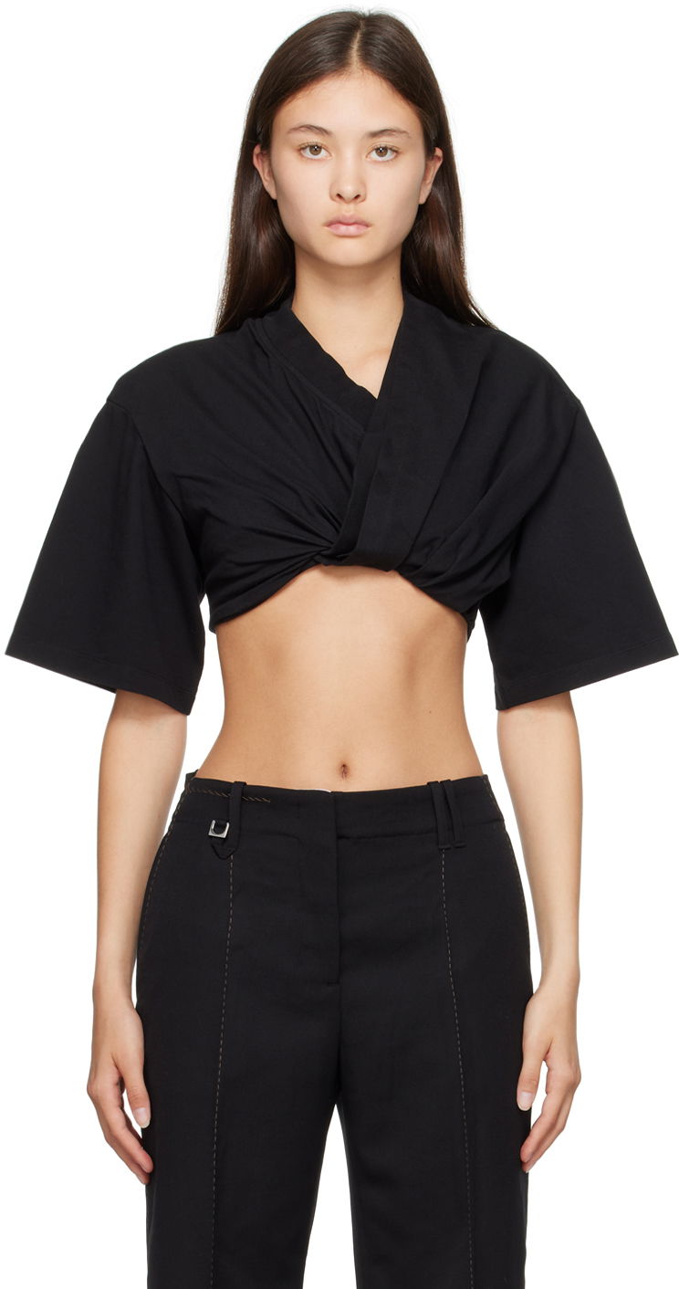 Oblečenie Jacquemus Le Chouchou 'Le T-Shirt Bahia' Čierna | 23H233TO076-2003, 0