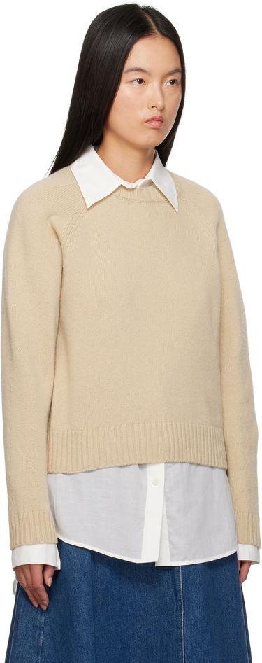 Sveter Max Mara Weekend Max Mara Gabbia Wool Sweater Béžová | 2425366162600 MM12149, 1