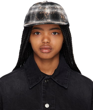 Šiltovka We11done We11done Bleach Check Baseball Cap Rôznofarebný | WD-AH1-23-410-U-BK, 0