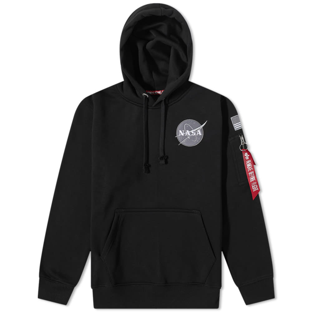 Mikina Alpha Industries Space Shuttle Hoody Čierna | 178317-03, 0
