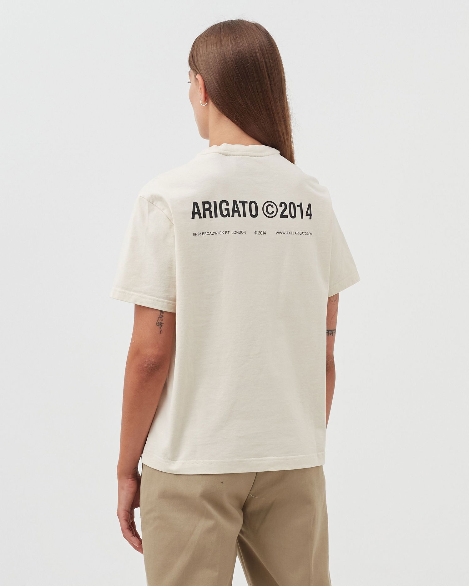 Tričko AXEL ARIGATO London Tee Béžová | 7330087361835, 1