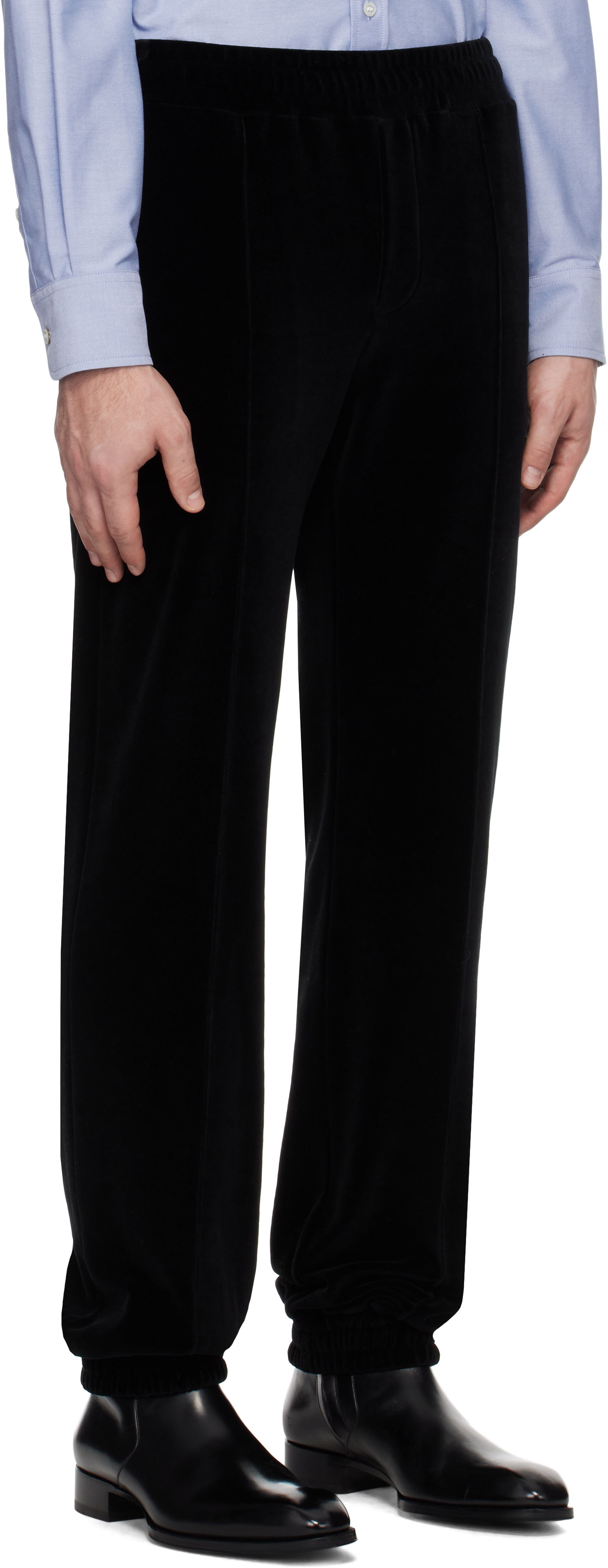 Nohavice Valentino 'Chez ' Patch Sweatpants Čierna | 6V3MD05AARD, 1