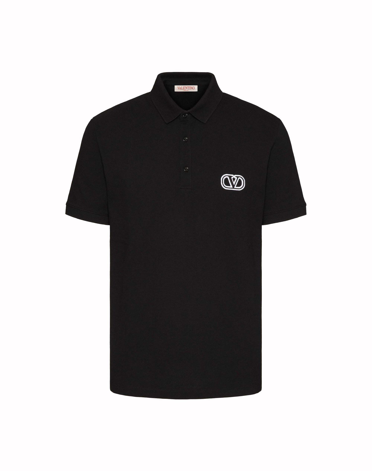 Polo tričko Valentino Vl Logo Poloshirt Black Čierna | 3V3MH01K954_0NO, 0