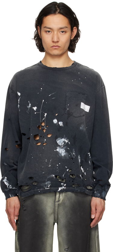 Tričko Neighborhood Neighborhood Savage Long Sleeve T-Shirt Čierna | 251OKNH-CSM05, 0