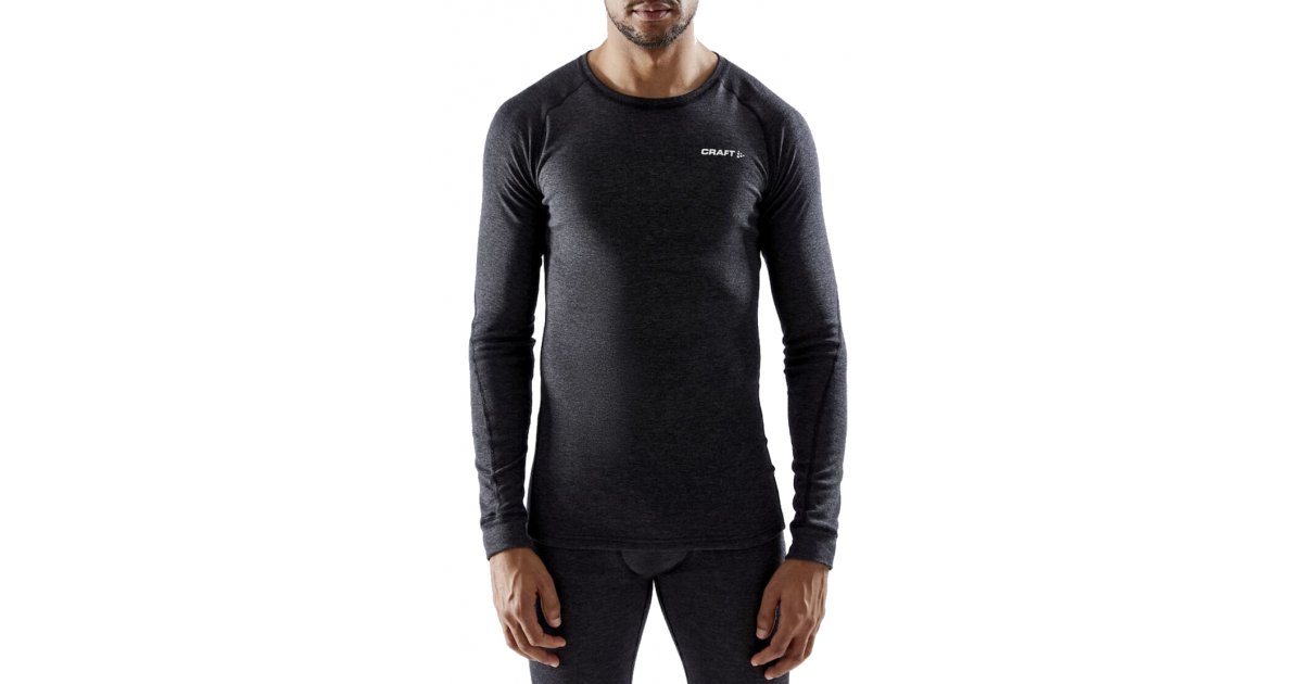 Tričko Craft Core Wool Merino Tee Čierna | 1911546-998000, 1