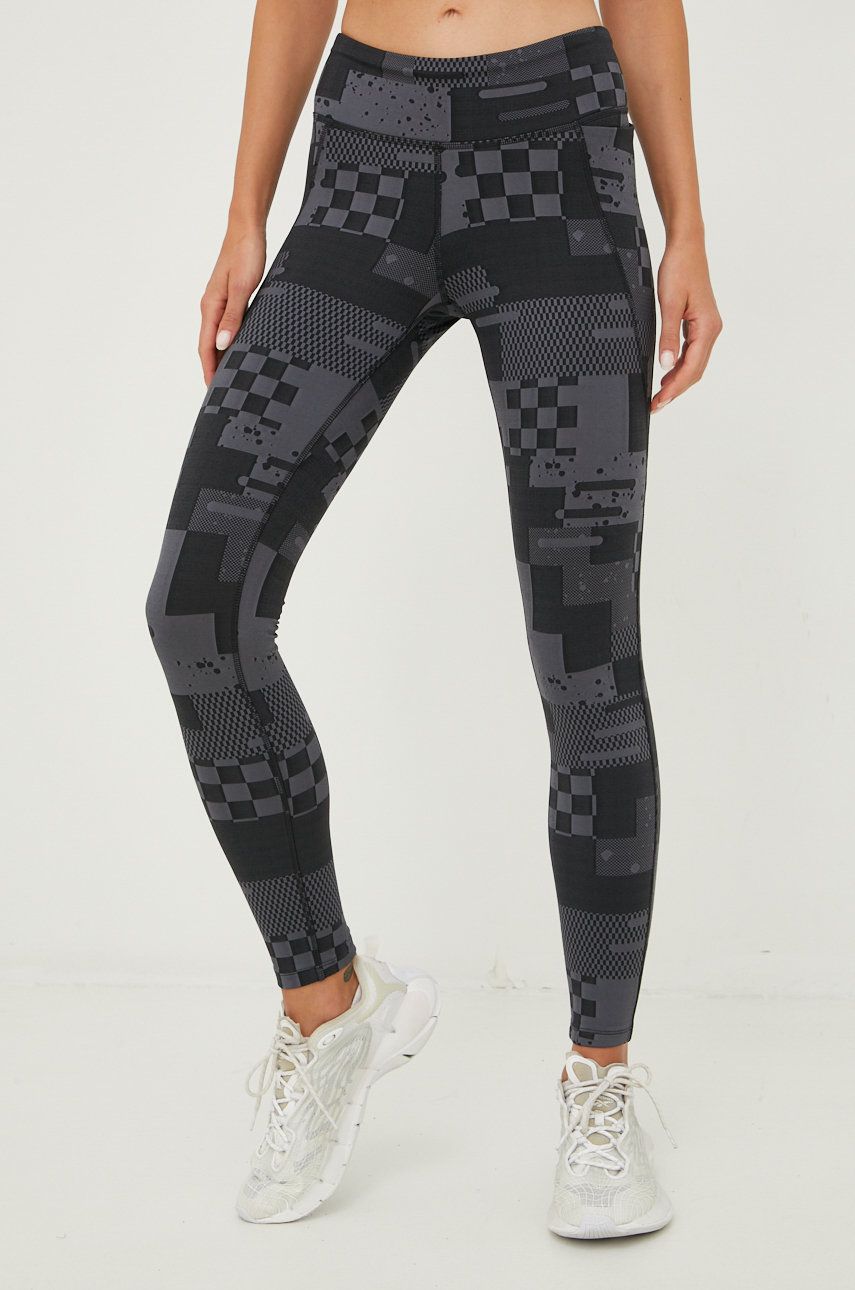 Legíny Reebok Patterned Training Leggings Čierna | HF6406, 0