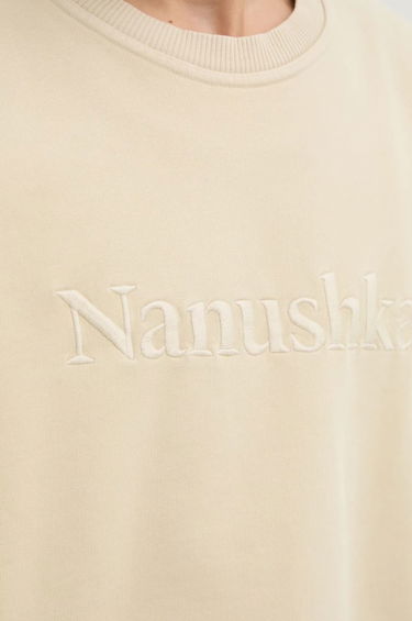 Mikina Nanushka Remy Applique Sweatshirt Béžová | NU24CRSH00273, 4