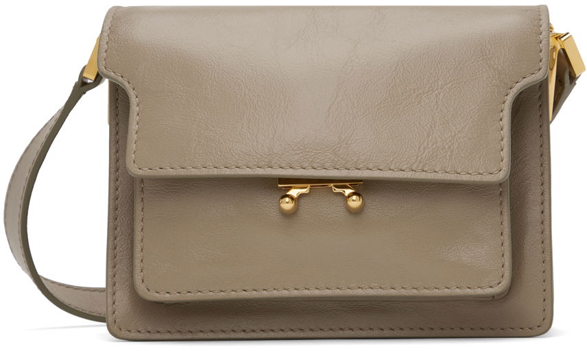Batohy a tašky Marni Beige Mini Soft Trunk Béžová | SBMP0075Y0 P2644, 0