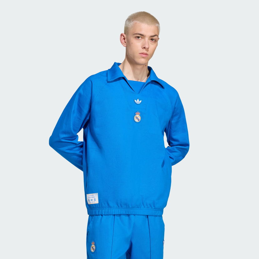 Mikina adidas Performance Real Madrid Terrace Icons Training Top Modrá | JX6789