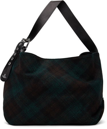 Taška cez rameno Vivienne Westwood Maxime Large Tartan Hobo Bag Rôznofarebný | 4601000BW-W018E-, 0