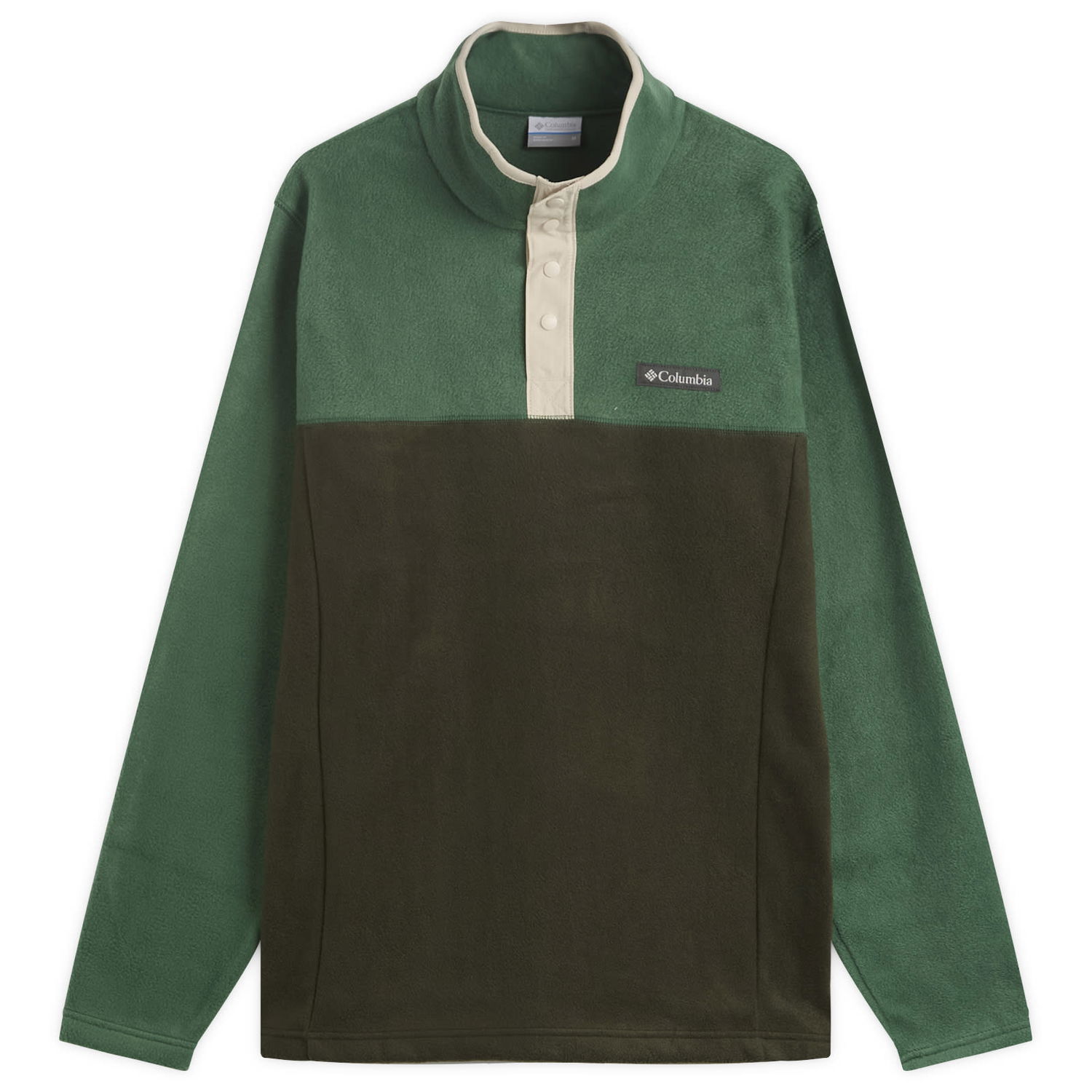 Mikina Columbia Steens Mountain Half Snap II Fleece Zelené | 2097721-367, 1