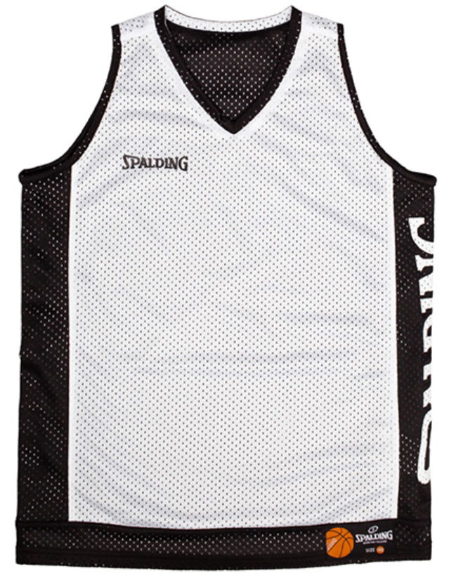 Dres Spalding Reversible Mesh Basketball Tank Top Čierna | 40221207-blackwhite, 1