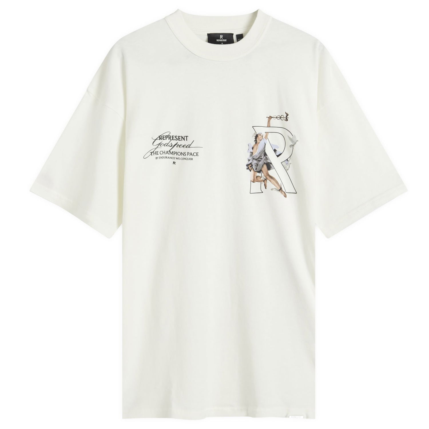 Tričko Represent Clo Hermes Graphic T-Shirt Biela | MLM4228-072, 0