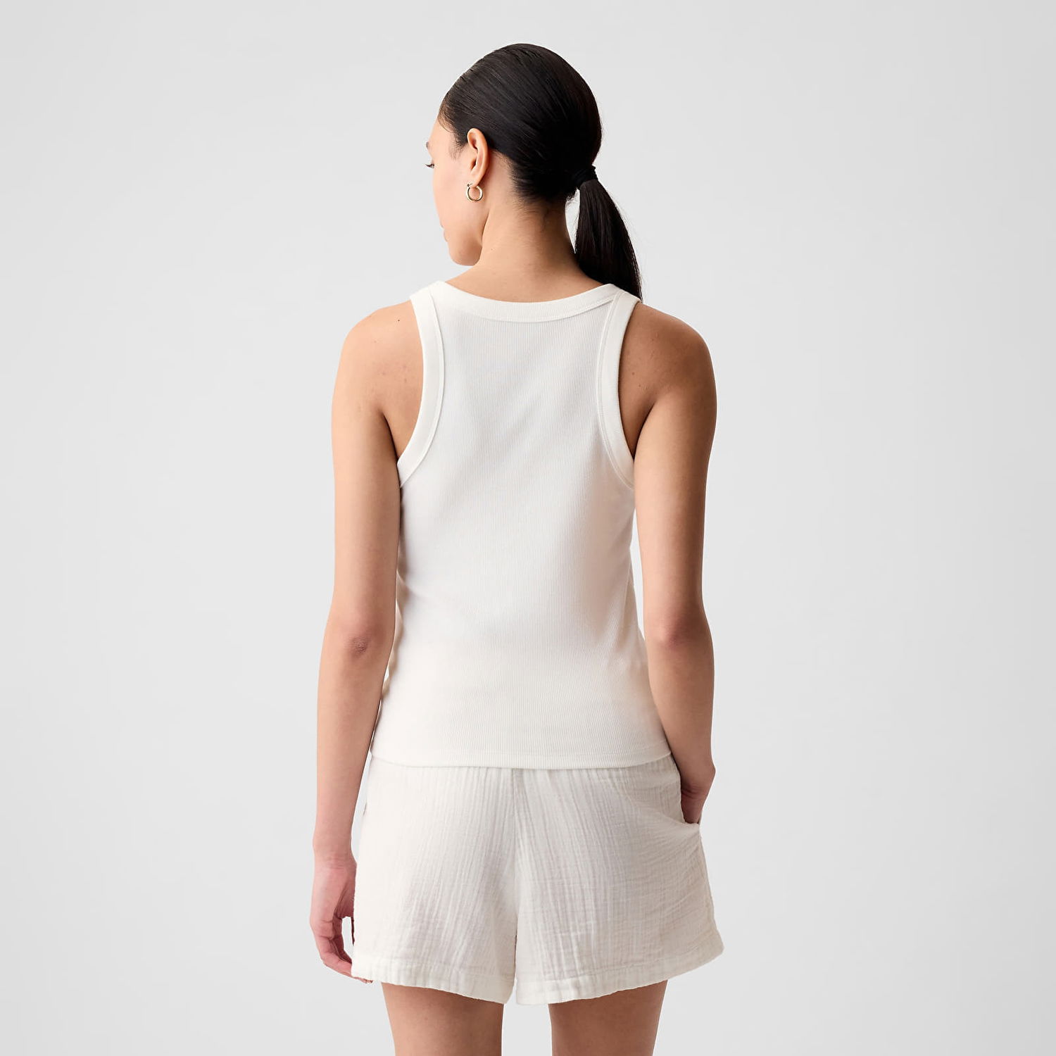 Tielko GAP Modal Rib Halter New Off White Biela | 878220-01, 1
