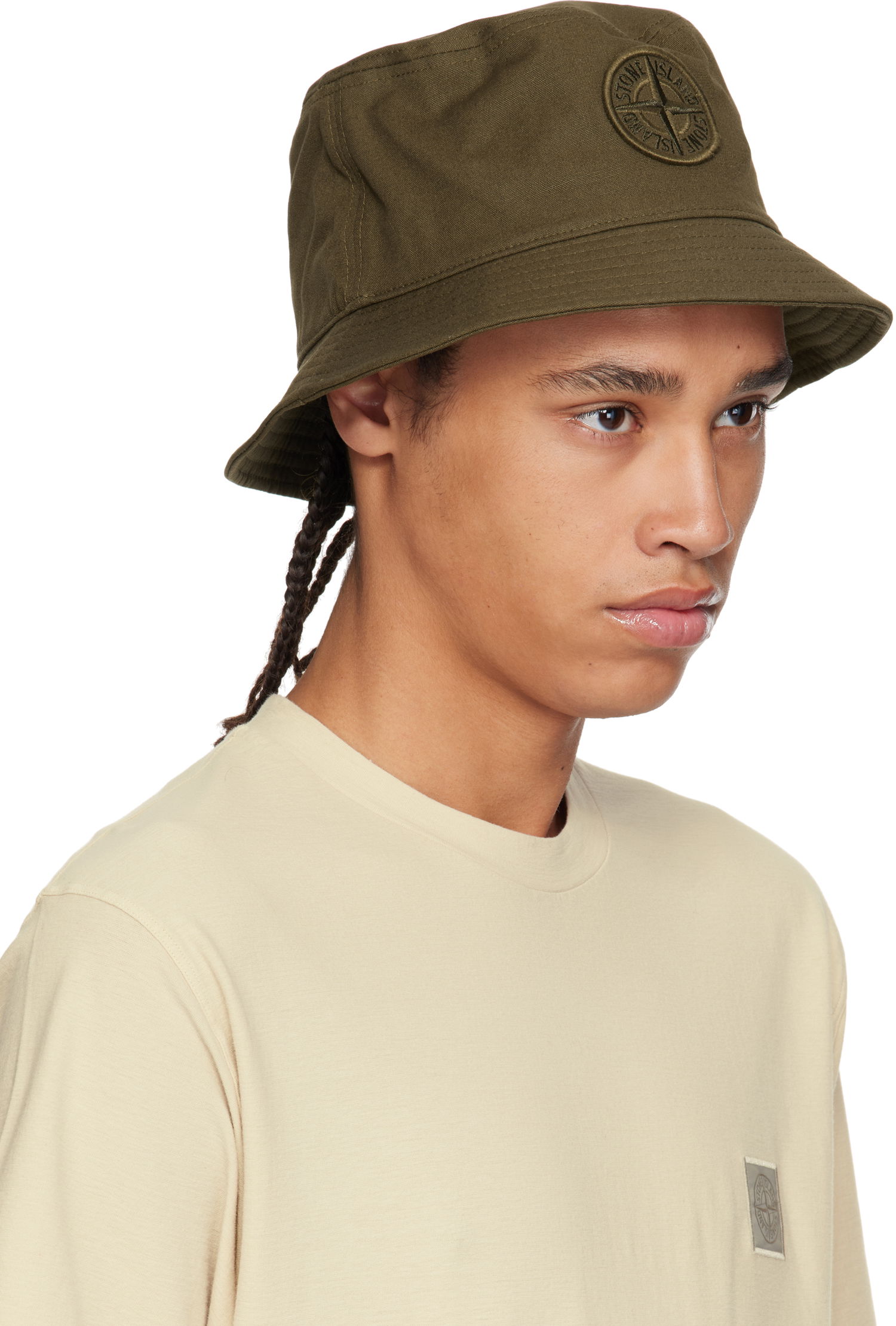 Klobúk Stone Island Stone Island Cotton Reps Bucket Hat Zelené | K1S15 9100981 S0065, 1